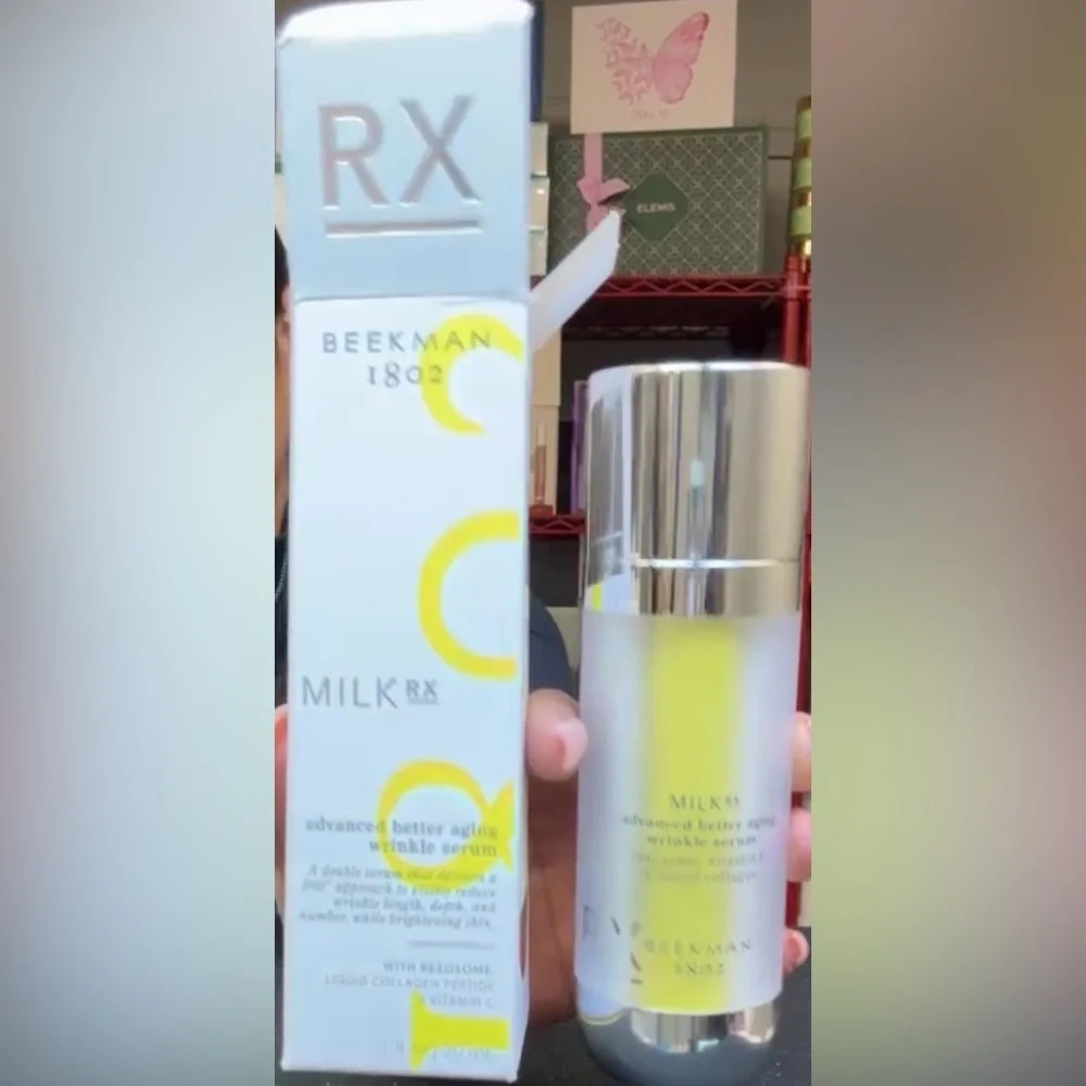 Beekman 1802 MilkRX Advanced Better Aging Wrinkle Serum NEW 30ml
